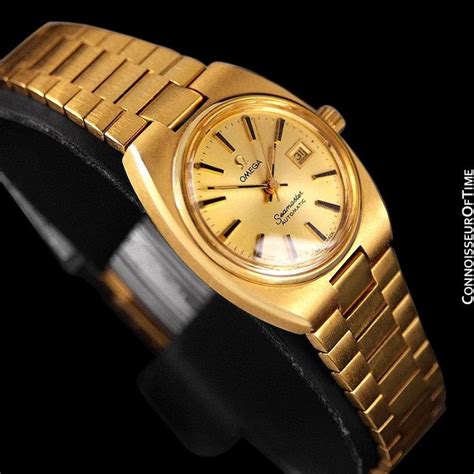 omega gold womens watch vintage|vintage 18k gold omega watches.